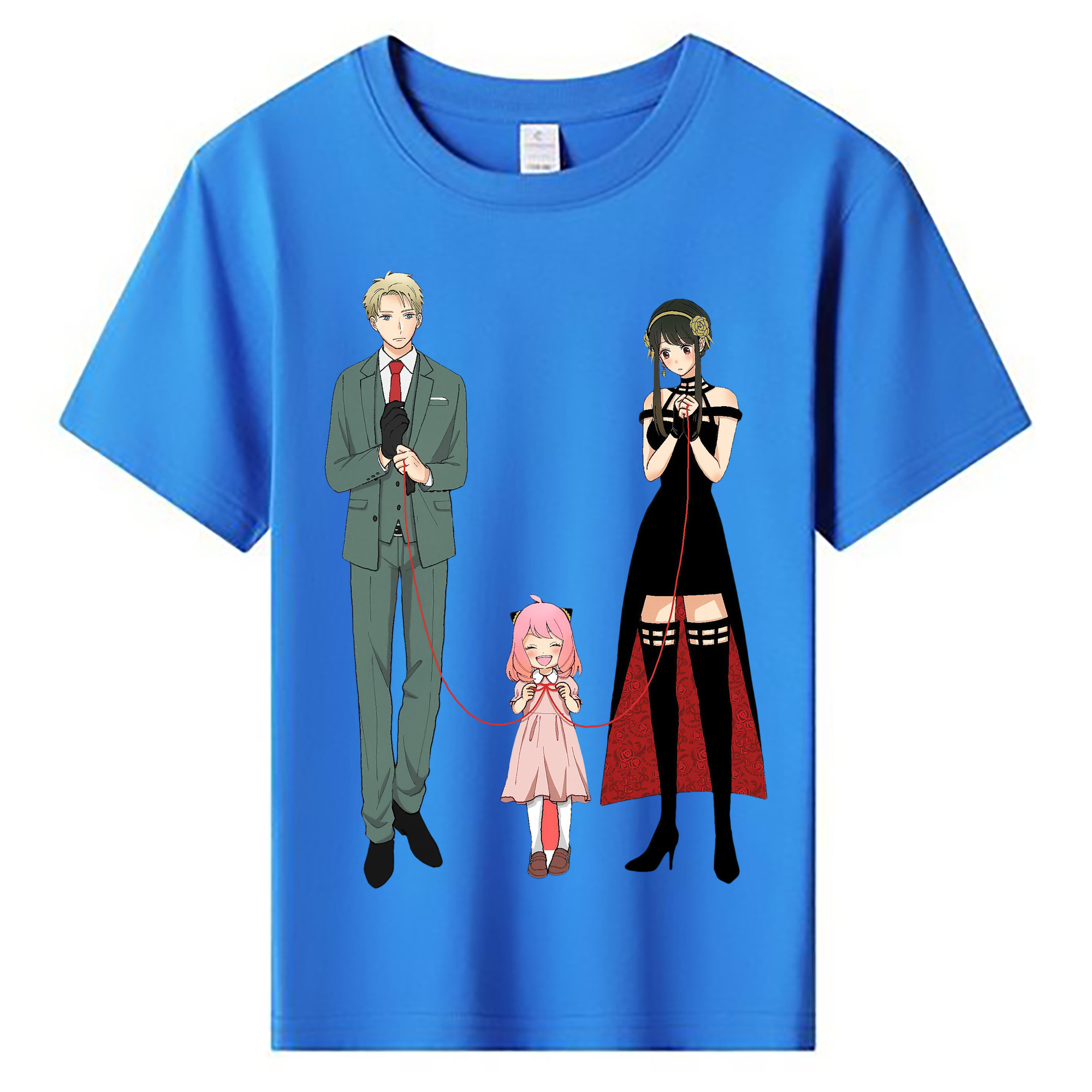 （画像用） SPY×FAMILY间谍家家酒 綿100％キッズTシャツ（フロントプリント）